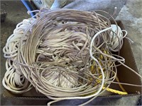 Box of small diameter ropes and twine