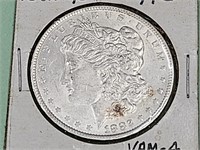 1882 - O/S  Silver Morgan Silver Dollar Coin