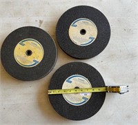 3 Grinding Wheels 10 inch-new