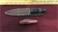 Imperial hunting knife with sheath and a