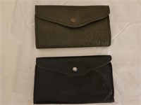 Vintage Leather Wallets x2