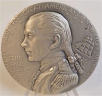 John Paul Jones Great American Silver Medal