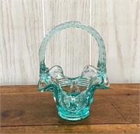 6" Fenton Glass Basket