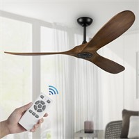 Swcita Large Ceiling Fans without Light, 60 Inch M