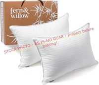 Fern & Willow 2pk king pillows