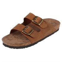 7 Northside Women's Raegan Cork Sandal, Toffee, 7