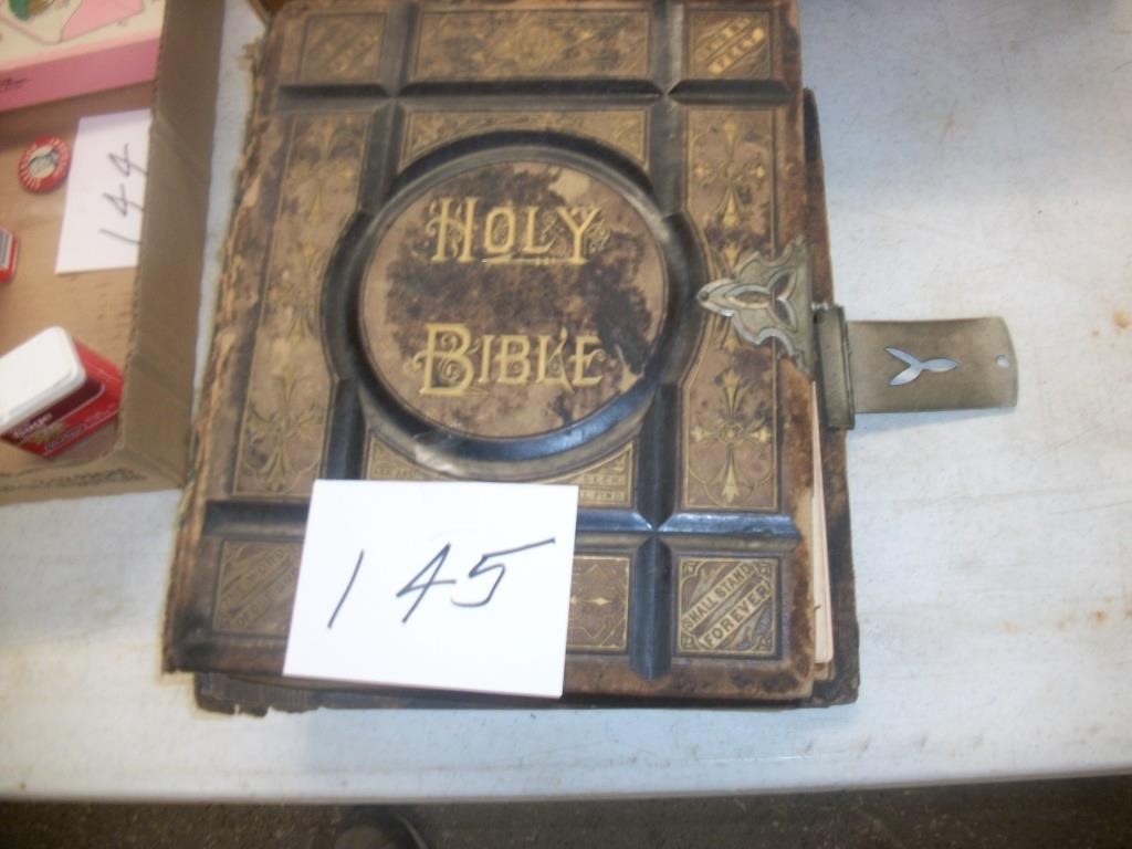 ANTIQUE BIBLE 1881