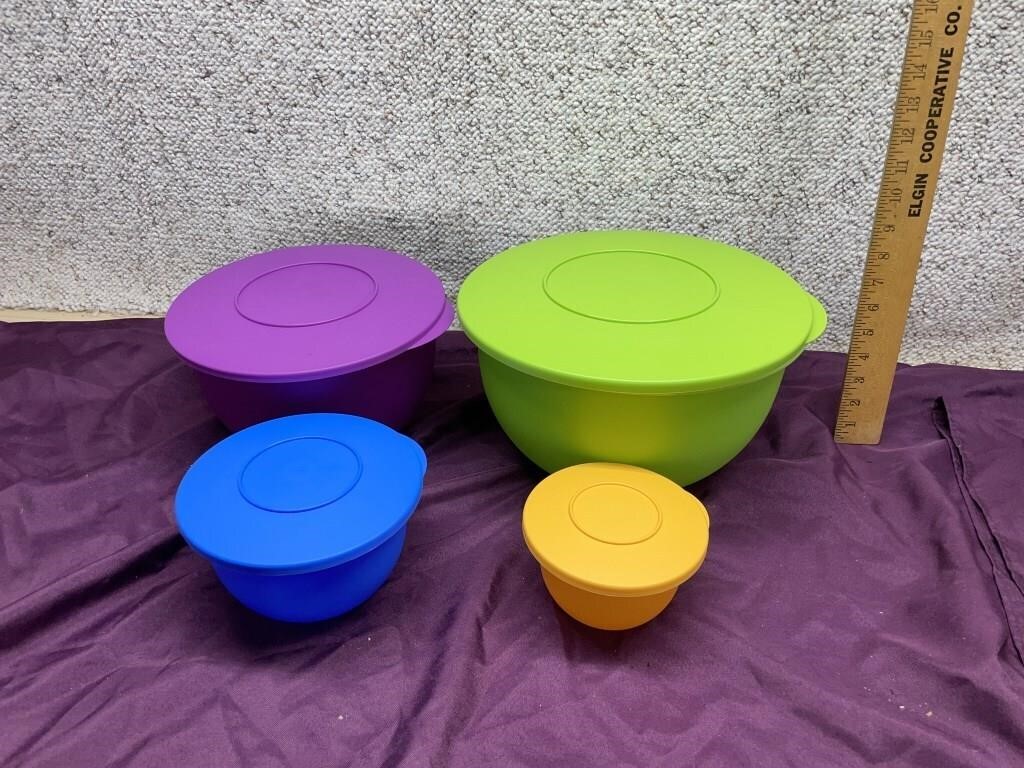 Tupperware Set of 4 Expressions Bowl Set