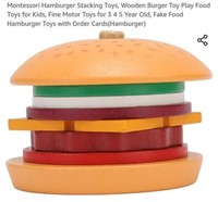 MSRP $16 Hamburger Stacking Toy