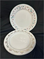 2 Stoneware Serving Plates