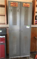 Lockers 82 inches tall by 30 inches wide