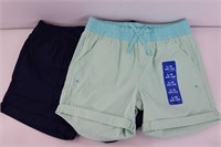 2PACK EDDIE BAUER GIRL'S SHORTS SIZE LARGE