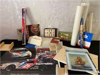 Stamps, Valvoline Racing Posters, Photographs +