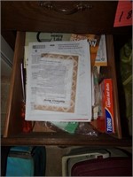 Contents of Drawer - Misc.