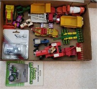 Lot of 15- Construction & Tractor Toys