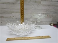 NICE STAR OF DAVID SERVING BOWL & COMPOTE