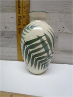SIGNED HANDPAINTED POTTERY VASE