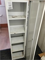 1 Door 5-Shelf Metal Slim Storage Cabinet