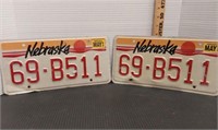 Nebraska license plates