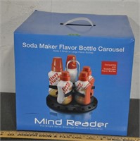 Soda flavour bottle carousel, sealed