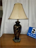Nice Asian Vintage Peacock Lamp