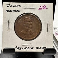 JAMES MONROE PRESIDENTIAL MEDAL