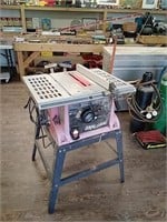 10 inch skil saw table saw with stand