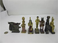 Figurines de mythologie égyptienne