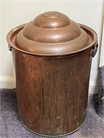 Copper Lidded Bin Tub