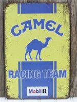 Camel Racing Team Mobil Metal Sign (8"x10")