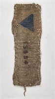 WWII CONCENTRATION CAMP CLOTHING PATCH