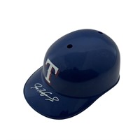 Ivan Rodriguez Texas Rangers MLB Signed Helmet