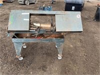 Swing Arm Metal Band Saw On Casters
