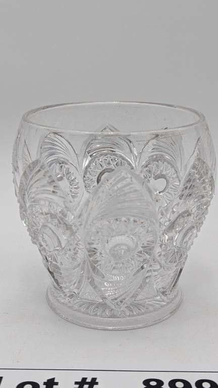 ANTIQUE 1900'S GLASS SPOONER