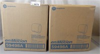 2 Boxes Enmotion Towel Dispenser 59498a