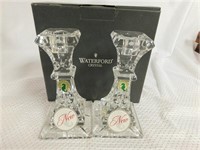 NEW IN BOX WATERFORD LISMORE 6 in. CANDLESTICK PAI