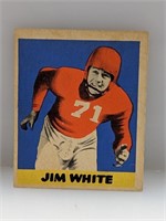 1949 Leaf #39 James (Jim) White Tackle