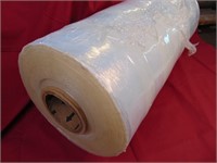 large roll of plastic