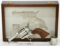 Engraved Colt SAA Sheriff's Model in Nickel