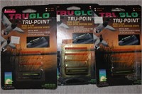 3 TRU GLO FIBEROPTIC SHOTGUN SIGHTS