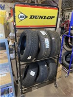 Dunlop Dealership Tyre Rack inc Screenprint