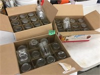 3 boxes of jelly jars