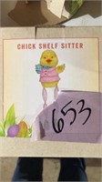 Cracker Barrel Chick shelf sitter