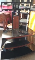 Glass Shelf TV Stand 41"W x 23"D x 50"H