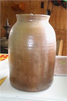 Stoneware pottery crock 15" tall