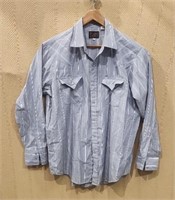 Lg Plains Western Wear Snap Up Long-Sleeve Shirt