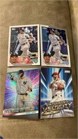 Topps Holiday Anthony Volpe, Aaron Judge 4 lot
