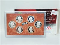 2009 US Mint 90% Silv Quarter Proof Set