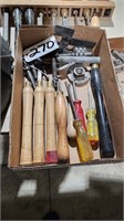 Box of Wood Lathe Tools