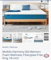 New (1 pcs) Molblly Harmony Gel Memory Foam